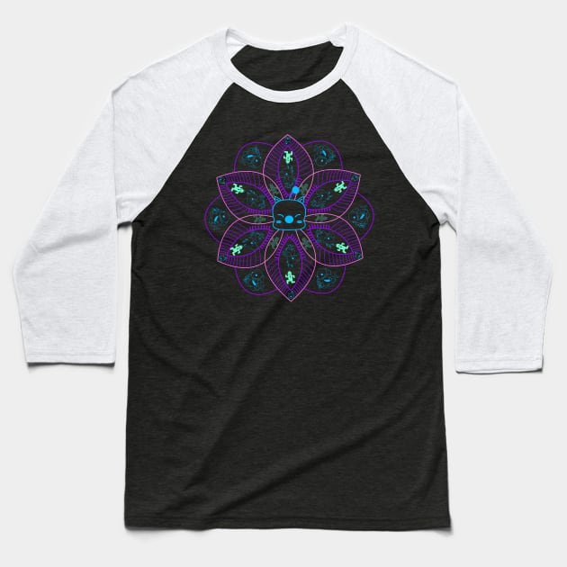 FF Mandala Baseball T-Shirt by Wimido